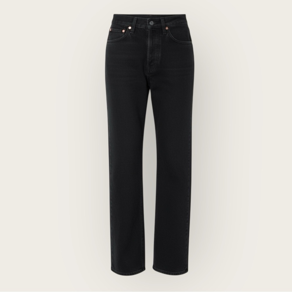 NWOT Re/Done Women’s 90’s High Rise Straight Leg Jeans Organic Recycled